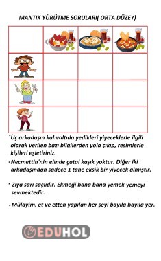 Mantık Yürütme Orta Düzey Alıştırma 61