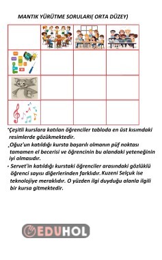 Mantık Yürütme Orta Düzey Alıştırma 79