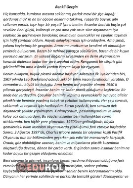 Plastik Kirliliği Okuma Metni