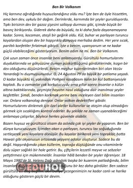 Volkanlar Okuma Metni