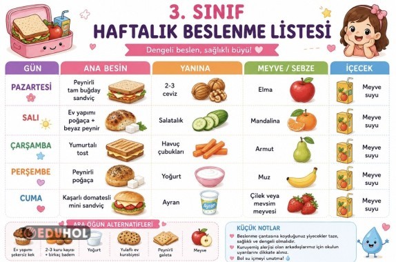 Beslenme Listesi
