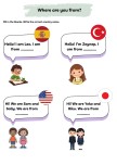 5. sınıf İngilizce 1. ünite Countries etkinliği
