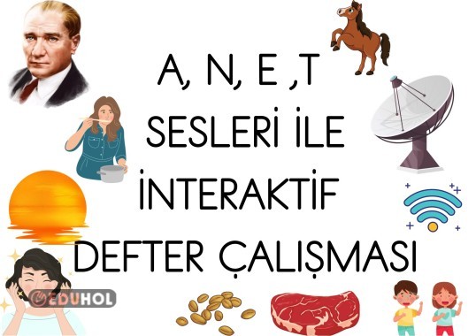 ANET DEFTERE YAPIŞTIRMALIK GÖRSELLER