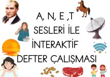ANET DEFTERE YAPIŞTIRMALIK GÖRSELLER