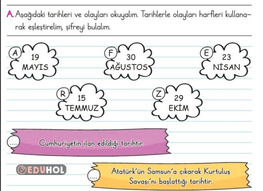 2.SINIF HAYAT BİLGİSİ BAYRAMLARIMIZLA GURURLUYUZ ETKİNLİK
