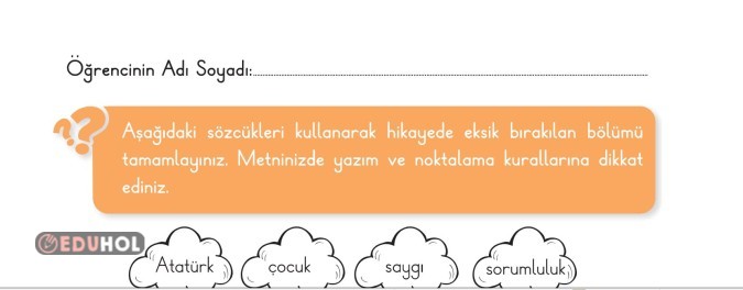 2.SINIF HİKAYE TAMAMLAMA SÜREÇ DEĞERLENDİRME