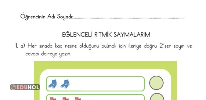 2.SINIF İLERİYE GERİYE RİTMİK SAYMA SÜREÇ DEĞERLENDİRME