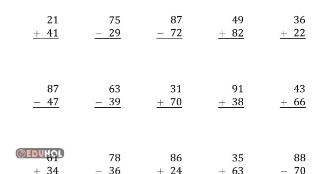 2.SINIF MATEMATİK TOPLAMA VE ÇIKARMA ETKİNLİK