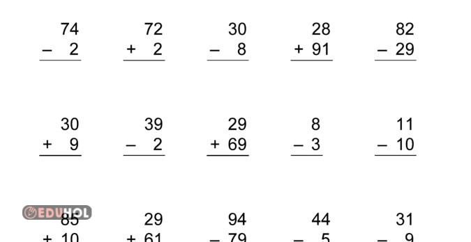 2.SINIF MATEMATİK TOPLAMA VE ÇIKARMA ETKİNLİKLERİ