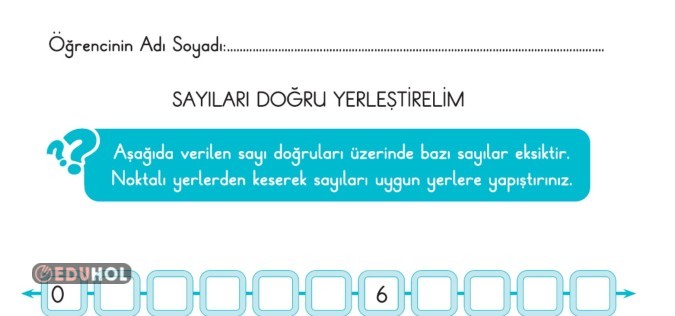 2.SINIF SAYI SIRASINI BELİRLEME SÜREÇ DEĞERLENDİRME