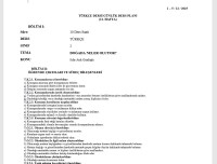 2.SINIF 12.HAFTA GÜNLÜK PLANLAR