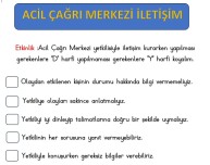 2.SINIF ACİL ÇAĞRI MERKEZİ İLETİŞİM ETKİNLİK