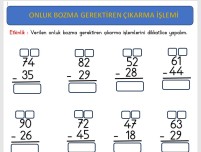 2.SINIF MATEMATİK ÇIKARMA İŞLEMİ ETKİNLİKLERİ