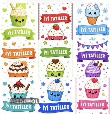 İyi tatiller çanta üstü kes yapıştır.