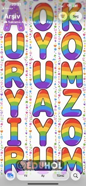 OKUYORUM YAZIYORUM PANO YAZISI