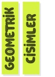 GEOMETRİK CİSİM SADE PANO