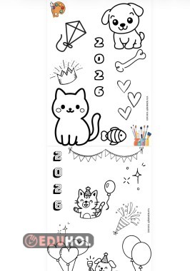 2026 Hayvan Temalı Boyama