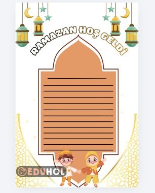 Ramazan Hoş Geldi, metin şablonu