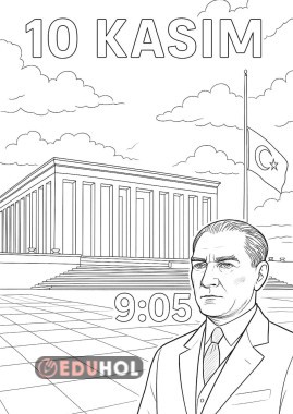 10 KASIM ATATÜRK'Ü ANMA GÜNÜ BOYAMA ÇALIŞMASI 1
