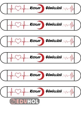 KIZILAY HAFTASI BİLEKLİK ve ROZET