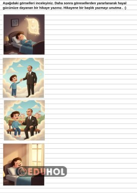 YARATICI YAZMA ÇALIŞMASI- ATATÜRK