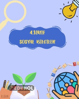 4.SINIF SOSYAL BİLGİLER 5.ÜNİTE DEĞERLENDİRME