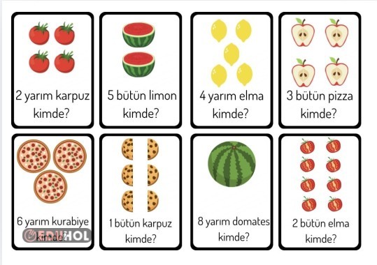 Yarım-Bütün Kart Oyunu