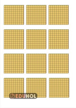 Yüzlük-Onluk-Birlik Defter Şablon