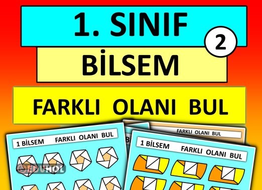 1. Sınıf - Bilsem 2 - Farklı Olanı Bul