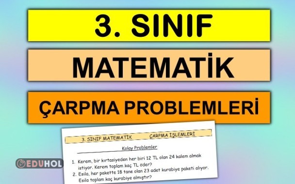 3. Sınıf - Matematik - Çarpma Problemleri
