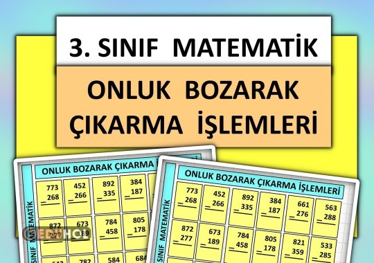 3. Sınıf - Matematik - Onluk Bozarak Çıkarma İşlemleri