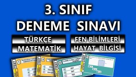 3. Sınıf - Deneme Sınavı