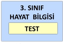3. Sınıf - Hayat Bilgisi - TEST