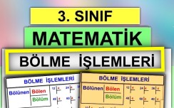 3. Sınıf - Matematik - Bölme İşlemleri