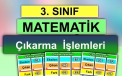 3. Sınıf - Matematik - Çıkarma İşlemleri