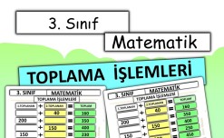 3. Sınıf - Matematik - Toplamalar