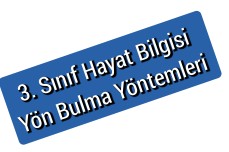 3. Sınıf Hayat Bilgisi Yön Bulma Yöntemleri