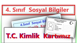 4. Sınıf - Sosyal Bilgiler - T.C. Kimlik Kartımız