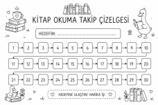 Kitap Okuma Takip Çizelgesi