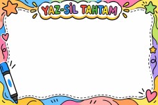 YAZ-SİL TAHTASI