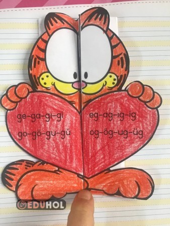 G Sesi Garfield Görselli Anlamlı ve Hızlı Okuma Metni