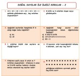 Basamak Değerleri İle İlgili Sorular - 2