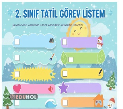 tatil görev listesi