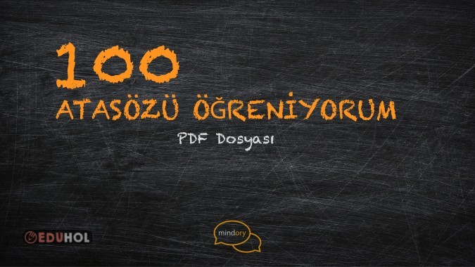 100 Atasözü Öğreniyorum!