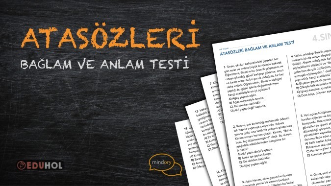 Atasözleri Bağlam ve Anlam Testi (Orta Seviye)