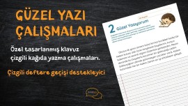 2. Sınıf Güzel Yazı ve Çizgili Deftere Geçiş Çalışmaları