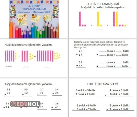 2. Sınıf Eldesiz/Eldeli Toplam... · Eduhol - Etkinlik İndir Oyun Oyna ...