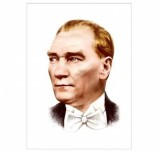 Atatürk renkli poster ♥️