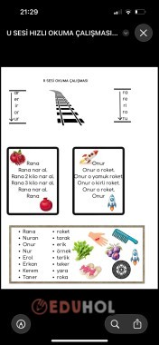 R sesi okuma çalışması