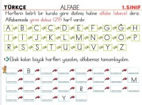 Alfabemiz Çalışma Sayfaları